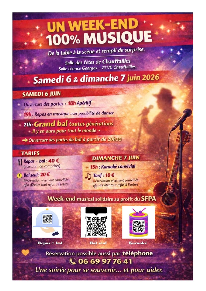 WEEK-END 100 % MUSIQUE – INSCRIPTIONS OUVERTES ! 🔥